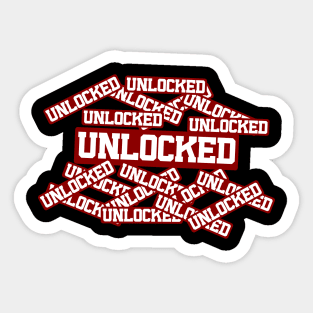 Unlocked Sticker